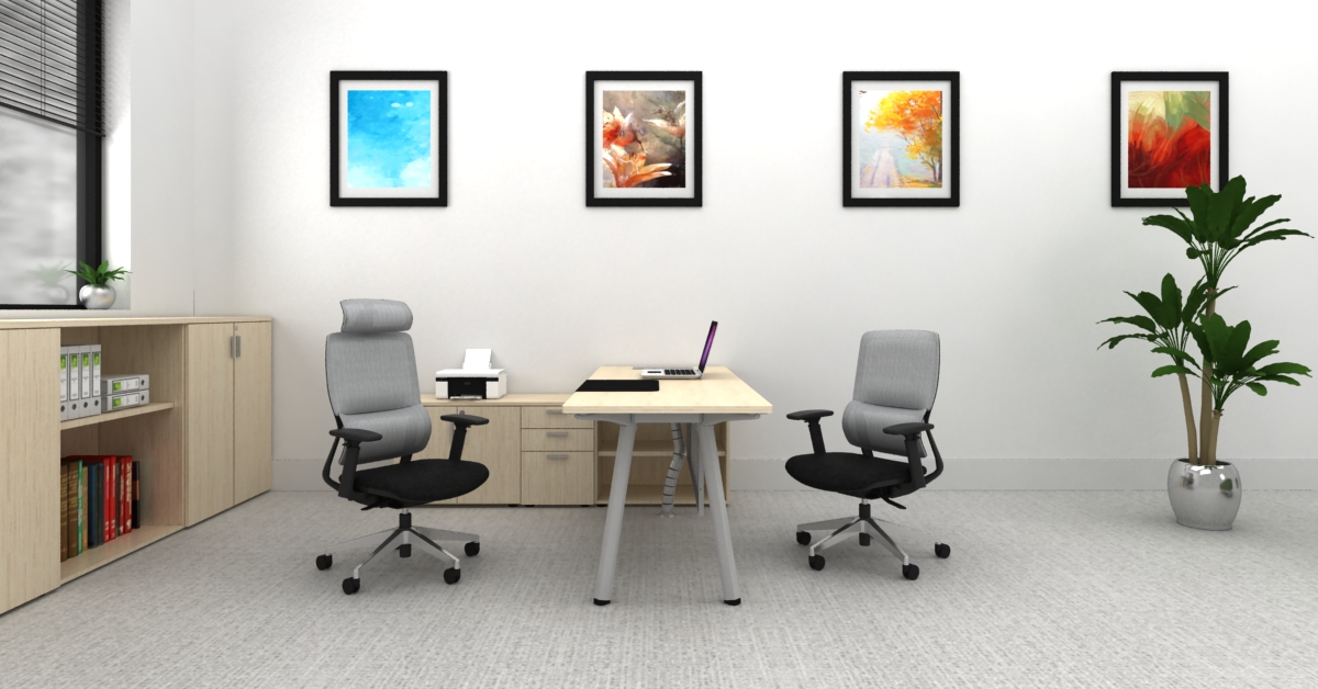 Complementing Your Workstations with Height Adjustable Table & Ergonomic Chair