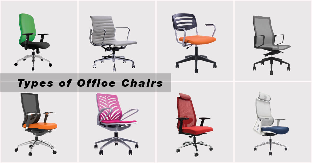 types of office chairs